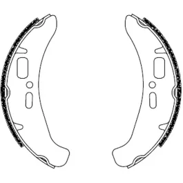 Ganasce freno posteriori FERODO ECO FSB892 PIAGGIO COSA 2 125 150 200 1988-1991