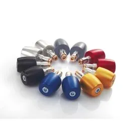 TRW MCL212-R HANDLEBAR END 12MM CLASSIC ALUMINIUM RED