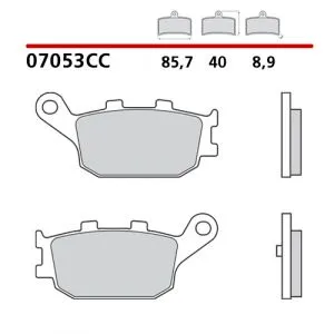 07053CC - Pastiglie Freno Brembo Scooter Carbon Ceramic (1 coppia per 1 disco)