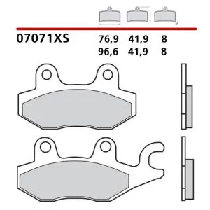 07071XS - Pastiglie Freno Brembo scooter sinterizzato (1 coppia per 1 disco) pinza destra anteriore Suzuki Burgman 400 07-,