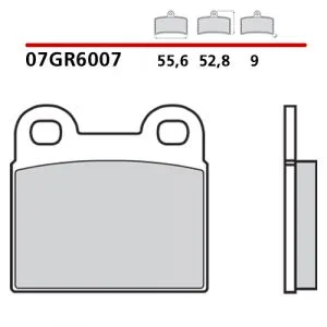 07GR6007 - Pastiglie Freno Brembo Carbon Ceramica (1 coppia per 1 disco),