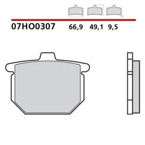 07HO0307 - Pastiglie Freno Brembo (1 coppia per 1 disco),
