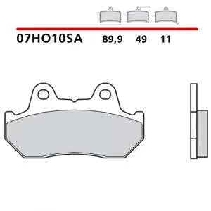 07HO10SA - Pastiglie Freno Brembo sinterizzate strada (1 coppia per 1 disco),