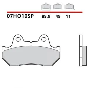 07HO10SP - Pastiglie Freno Brembo sinterizzate strada posteriori (1 coppia per 1 disco),