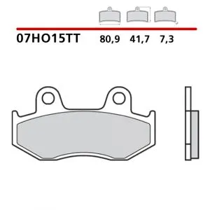 07HO15TT - Pastiglie Freno Brembo semimetalliche (1 coppia per 1 disco),