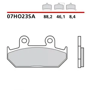 07HO23SA - Pastiglie Freno Brembo Sinterizzate Strada (1 coppia per 1 disco),