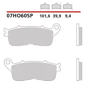 07ho60sp - Pastiglie Freno Brembo sinterizzata posteriore PER Honda 1200 Crosstourer,