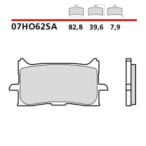 07HO62SA - Pastiglie Freno Brembo Sinterizzate Strada per Honda (1 coppia per 1 disco),