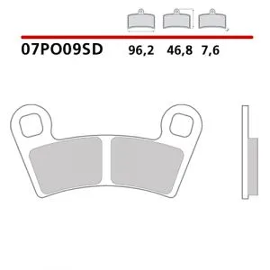 07PO09SD - Pastiglie Freno Brembo Off-Road Polaris (1 coppia per 1 disco),