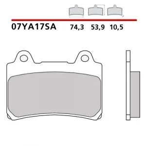 07YA17SA - Pastiglie Freno Brembo sinterizzate strada (1 coppia per 1 disco),
