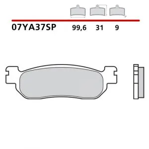07YA37SP - Pastiglie Freno Brembo Sinterizzate Strada Posteriori (1 coppia per 1 disco),