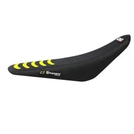 BLACKBIRD RACING 1620H DOUBLE GRIP 3 SEAT COVER BLACK/YELLOW