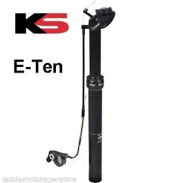reggisella diametro 30,9 l.385mm telescopico ks e-ten