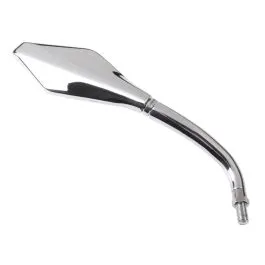 specchio moto destro cromato trapezoidale