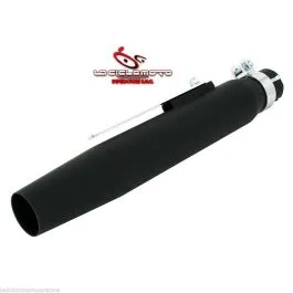 marmitta moto nera lung.37,5 cm