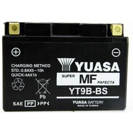 batteria YT9B-BS 12V/8AH pronta all'uso