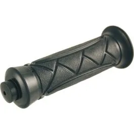 coppia manopole nere in pvc