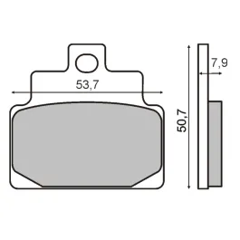 coppia pastiglie freno organiche aprilia leonardo 125cc 1999