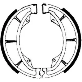 Ganasce freno ECO FSB721A klr 600 sb tu250 dr600 (fsb721)