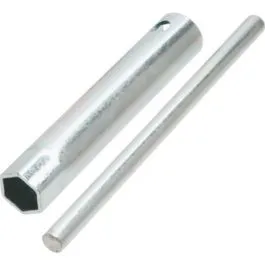 chiave candela moto esagonale 16x100 con spina