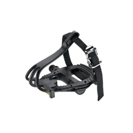 Pedali bici da corsa corpo in resina con puntapiedi