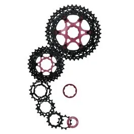 ruota libera bici 11v 11-46 cassetta nero