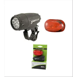 set fanali bici mtb apollo + globe