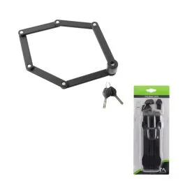 lucchetto pieghevole 840mm nero