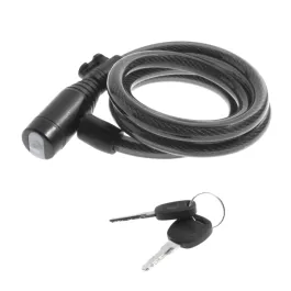 lucchetto a spirale nero 8 x 100 cm.