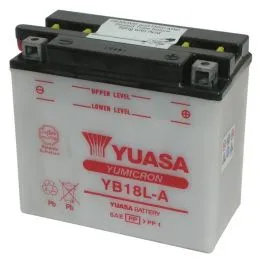 Batteria YUASA YB18L-A 12V/18AH CSR Z POLICE Spectre Excalibur Camel New York