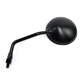 Specchio scarabeo 150 sinistro nero tondo