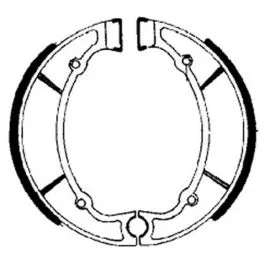 ganasce posteriori kawasaki er500 gpz500s (fsb718) Ø 160 x 30mm