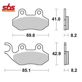 pastiglie freno anteriori 140 hm citycom 300
