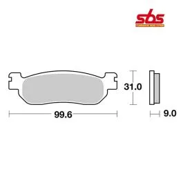 pastiglie freno 155 hm sbs majesty.dx (ex 728)
