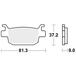 pastiglie posteriori 193 hm sbs sh 300