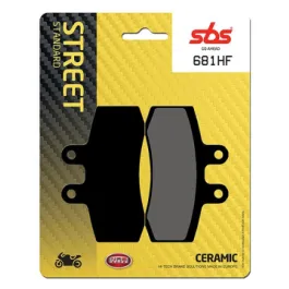 pastiglie freno anteriore 681hf sbs