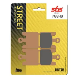 Set 2 paia pastiglie freno SBS 788HS Ninja 600 636 1000 Vulcan 1600 GSX-R 1000