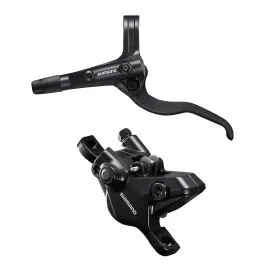 Kit Freno Disco Anteriore bici 2 Pistoni Shimano BL-MT401 + BR-MT410 + Tubo