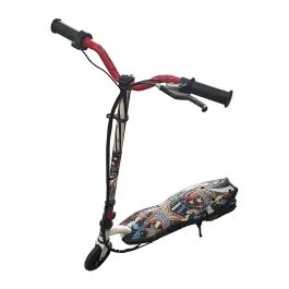 Monopattino elettrico per bambini Flyskate 120w 24V 4.5Ah - Colore: Nero/Rosso