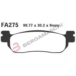 pastiglie freno posteriore 155 (ex 728) ebc sfa275