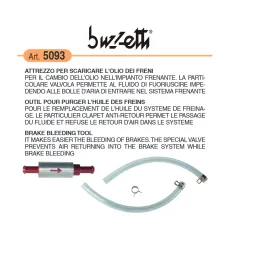 attrezzo per scaricare olio freni