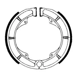 Ganasce freno posteriori FERODO Fsb725
