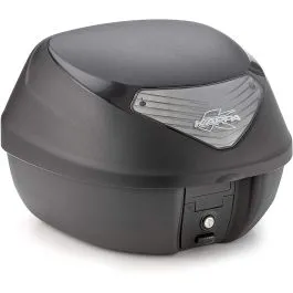 bauletto 29 litri monolock catarifrangente bianco