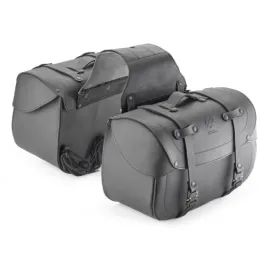 borse laterali pelle cafe' racer 28 litri