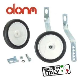 Stabilizzatori rotelle universali per bici bambino 16–20″ | Montaggio facile su asse posteriore