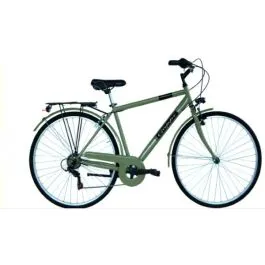 bici 28 trekking sorrento 6 v. uomo grigio nero verde