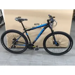 bici 29 mtb front coppi 21 velocità alluminio nero blu 48 disk