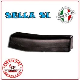 Sella completa in ecopelle nera con apertura laterale per Piaggio 50 Si (1 serie)