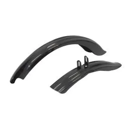 parafanghi bici 20 in plastica neri