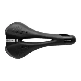 Sella MTB trans am X-Race gel flow 350gr. Nero